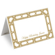 Gold Lattice Printed Place Cards Image 2 of 2